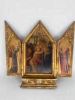 Drieluik - Hout - 1940-1950 - Madonna met kind - 46 cm