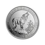 Canada Grey Wolf (Grijze Wolf) 0.75 oz 2015, Zilver, Losse munt, Verzenden, Noord-Amerika