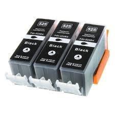 Canon pixma mg5350 inktcartridges PGI-525 BK 3 stuks huis..., Computers en Software, Printerbenodigdheden, Nieuw, Verzenden