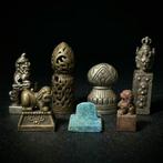Zeven zegels - Brons - China en Tibet - Eind 20e eeuw, Antiek en Kunst