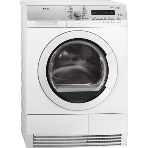 Aeg T76489ih2 Warmtepompdroger 8kg, Witgoed en Apparatuur, Wasdrogers, Zo goed als nieuw, Voorlader, 85 tot 90 cm, Ophalen of Verzenden