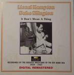 cd - Lionel Hampton, Duke Ellington - It Dont Mean A Thing, Cd's en Dvd's, Cd's | Jazz en Blues, Zo goed als nieuw, Verzenden