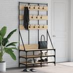 vidaXL Kledingrek met schoenenrek 100x40x184 cm sonoma, Kleding | Dames, Kledingrekken, Verzenden, Nieuw