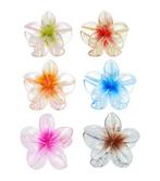 Haarspeld Klemmen Set XL Bloem Lelie 8cm Parelmoer Transp..., Verzenden, Nieuw