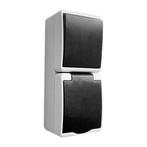 Stopcontact met schakelaar - Waterproof - Penaarde - Opbouw, Hobby en Vrije tijd, Elektronica-componenten, Ophalen of Verzenden