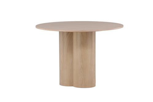 Eettafel - Fran - 110 cm - White Wash - Jörn, Huis en Inrichting, Tafels | Eettafels, Nieuw, Verzenden