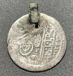 Islamitisch Zilver Nieuwsgierige hanger gemaakt van munt met