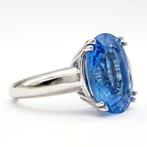 Ring - 14 karaat Witgoud - 9.45ct. tw. Aquamarijn, Nieuw