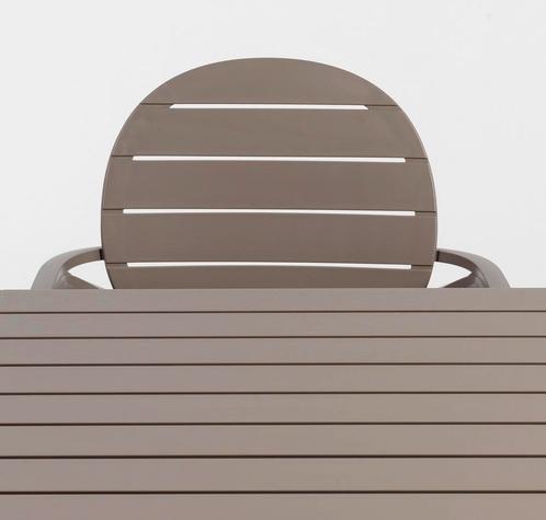 Nardi Cube tuintafel 140x80 aluminium - Tabak, Tuin en Terras, Tuintafels, Ophalen of Verzenden