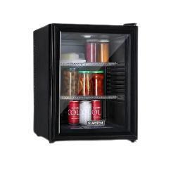 Minibar Tafelmodel Koelkast Zwart met Glazen deur, Witgoed en Apparatuur, Koelkasten en IJskasten, Minder dan 75 liter, Nieuw
