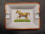 Hermès - Asbak - Porselein - Turf jockey paard koets, Nieuw