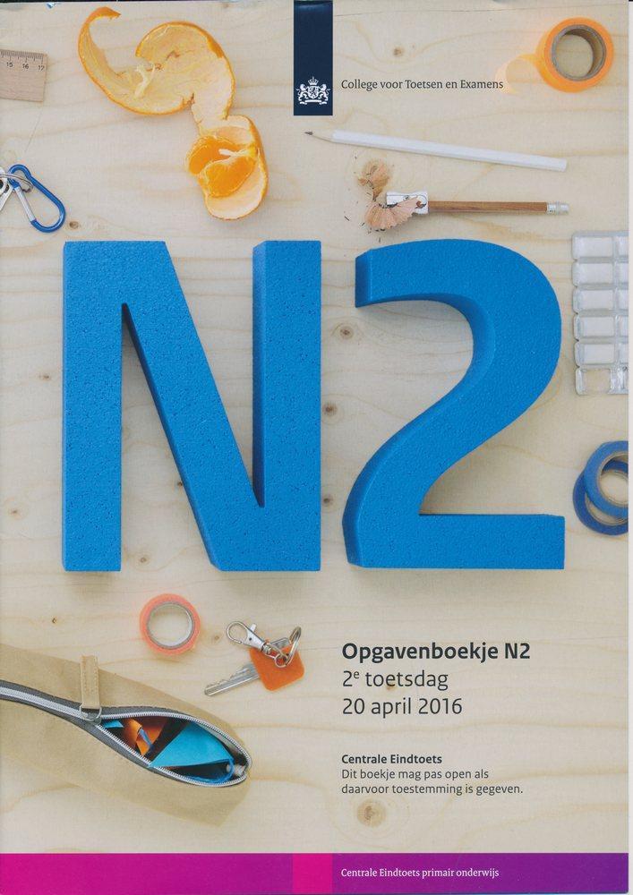 Centrale Eindtoets opgavenboekje N2 2016, Boeken, Schoolboeken, Nieuw, Verzenden
