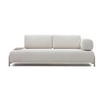 *WOONWINKEL* Kave Home Compo 3-zitsbank Met Dienblad Beige M, Verzenden, Nieuw