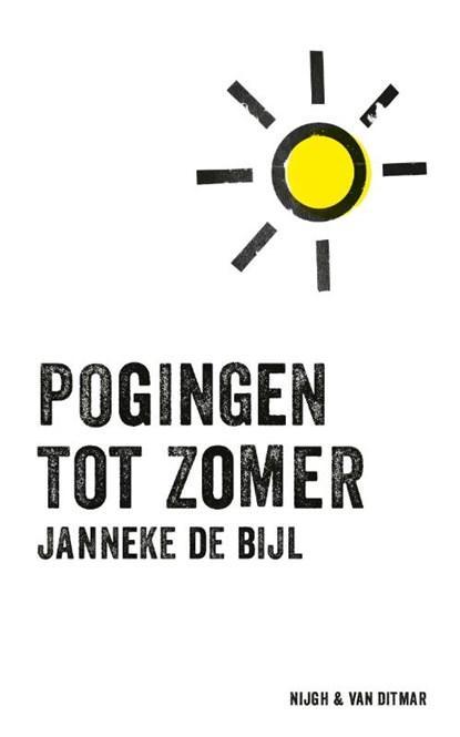 Pogingen tot zomer | 9789038806785 | Janneke de Bijl, Boeken, Literatuur, Zo goed als nieuw