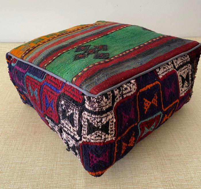 Kelim Poef - Kelim - 48 cm - 48 cm, Antiek en Kunst, Kunst | Designobjecten