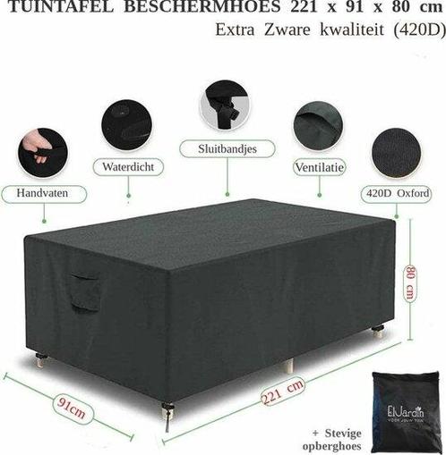 El Jardin - Tafelhoes Tuinmeubelhoes - 221 cm x 91 cm x 8..., Tuin en Terras, Overige Tuin en Terras, Verzenden