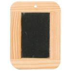 Krijtbordje met houten rand 9x12 cm - 30 stuks, Ophalen of Verzenden