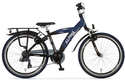 Alpina Yabber jongensfiets 24 7 versnellingen Jet Black - S, Fietsen en Brommers, Fietsen | Kinderfietsjes, Nieuw, Verzenden