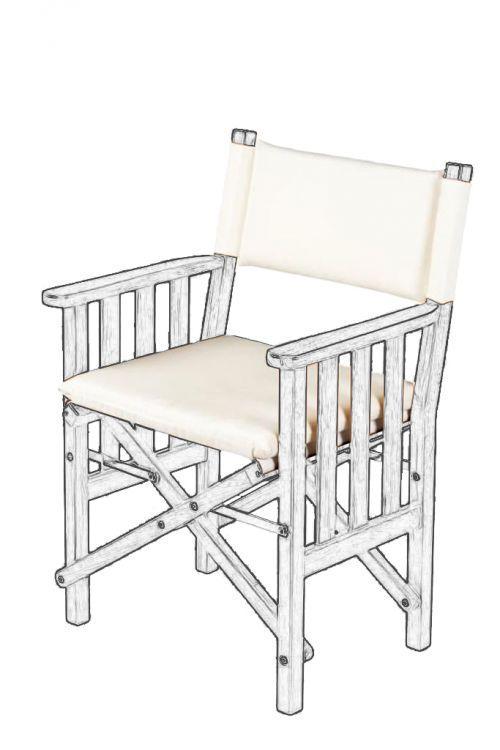 Kussens Regisseursstoel II DeLuxe, Watersport en Boten, Bootonderdelen, Nieuw, Zeilboot of Motorboot, Ophalen of Verzenden