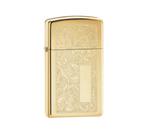 Zippo Venetian brass (slim), Verzenden, Nieuw, Aansteker