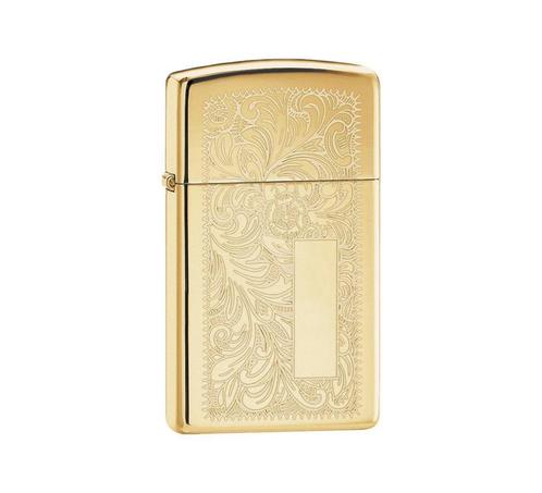 Zippo Venetian brass (slim), Verzamelen, Rookartikelen, Aanstekers en Luciferdoosjes, Aansteker, Verzenden