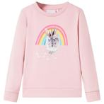 vidaXL Kindertrui 92 lichtroze, Verzenden, Nieuw