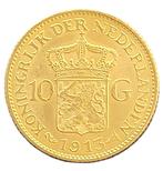 Gouden 10 gulden Wilhelmina 1913, Goud, Losse munt, Verzenden