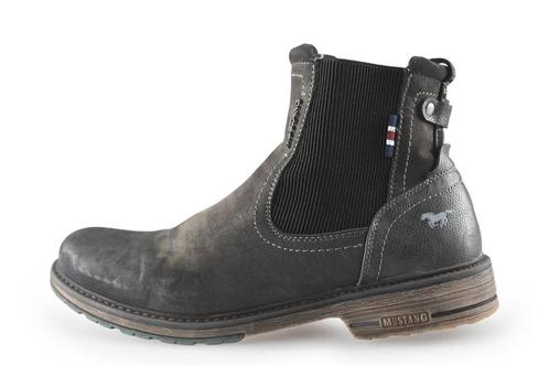 Mustang Chelsea boots in maat 43 Grijs | 10% extra korting, Kleding | Heren, Schoenen, Overige kleuren, Zo goed als nieuw, Boots