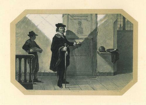 Portrait of Rembrandt Harmenszoon van Rijn, Antiek en Kunst, Kunst | Etsen en Gravures