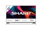 Veiling - Sharp 43GL4260E - 43 inch - 4K UHD LED TV met Goog, Audio, Tv en Foto, Televisies, Nieuw