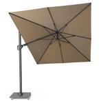 Challenger T2 zweefparasol 350x260 cm taupe, Tuin en Terras, Parasols, Ophalen of Verzenden, Nieuw
