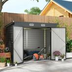 TRUUSK Stalen Tuinhuis, 2,7 M² Tuinschuur Met Dubbele Deur,, Tuin en Terras, Overige Tuin en Terras, Verzenden, Nieuw