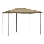 vidaXL Prieel 160 g/m² 3x4x2,6 m taupe, Verzenden, Nieuw