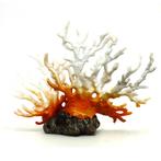 Kunstkoraal bruin/wit 15cm / Aquariumdecoratie As-143, Dieren en Toebehoren, Verzenden, Nieuw, Gevuld zeewateraquarium