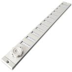 Aluminium afsluitbaar schuifrooster opbouw 500 x 40mm, Doe-het-zelf en Verbouw, Ventilatie en Afzuiging, Verzenden, Nieuw