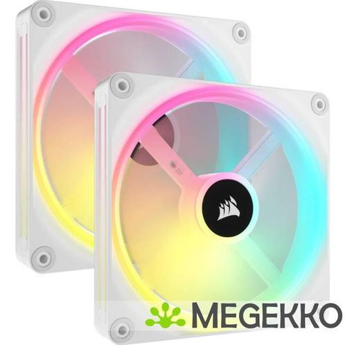 Corsair iCUE LINK QX140 RGB 140mm PWM Fans Starter Kit White, Computers en Software, Computerkoelers, Nieuw, Verzenden