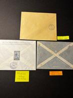 Envelop (3) - Zwitserland - 1935-36-39 - N° 3 Areogrammen:, Gestempeld