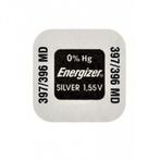 Energizer 396/397 30mAh 1.55V knoopcel batterij 1 Stuk, Audio, Tv en Foto, Accu's en Batterijen, Nieuw, Verzenden