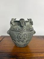 Twee wierookbranders - Brons - China - Eind 20e eeuw, Antiek en Kunst