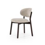 Stoel Eleonora MIKKY BRUIN Taupe *NIEUW* Eetkamerstoel, Hout, Overige kleuren, Nieuw, Ophalen of Verzenden