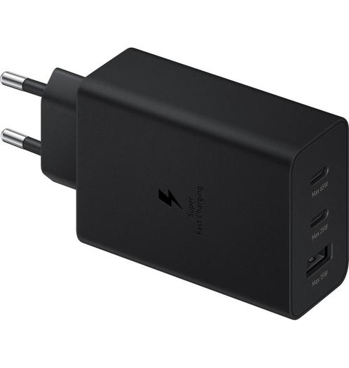Samsung USB-C Adapter 65W Trio - EP-T6530 (Accessoires), Telecommunicatie, Mobiele telefoons | Telefoon-opladers, Nieuw, Verzenden