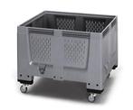 Palletbox ventilatiesleuven met 4 wielen 120x100x93cm, Ophalen of Verzenden