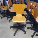 Ahrend houten werkstoel bureaustoel schoolstoel loketstoel h, Nieuw, Ophalen of Verzenden