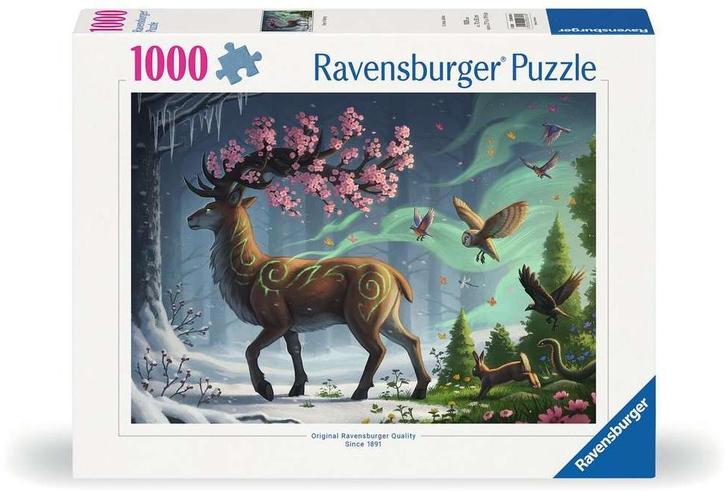 Hert van de Lente Puzzel (1000 stukjes) | Ravensburger -, Hobby en Vrije tijd, Denksport en Puzzels, Nieuw, Verzenden