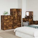 vidaXL Opslagkasten 2 pcs Gerookt eiken 80 x 48 x 105 cm, Huis en Inrichting, Kasten | Overige, Verzenden, Nieuw