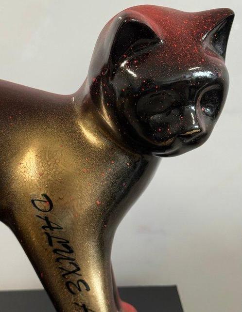 Daluxe Art - 1999 • “Spirit of the Wild – Pop Art Cat with, Antiek en Kunst, Kunst | Designobjecten