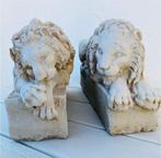 sculptuur, Leoni - 19 cm - Steen