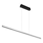 Hanglamp DENTSY 150.0 cm 1-lichts Zwart, Geborsteld, Huis en Inrichting, Lampen | Hanglampen, Ophalen of Verzenden, Nieuw, Metaal