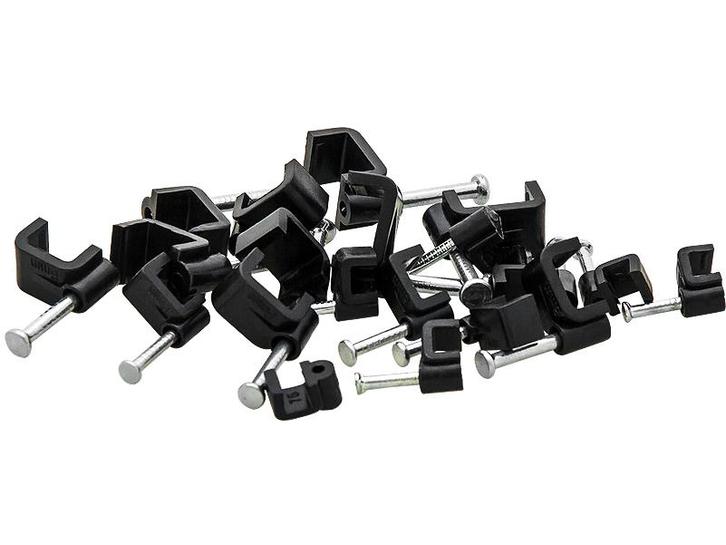 Ronde Kabelclips / Spijkerclips - 4mm - 100stuks, Doe-het-zelf en Verbouw, Elektra en Kabels, Overige typen, Nieuw, Ophalen of Verzenden