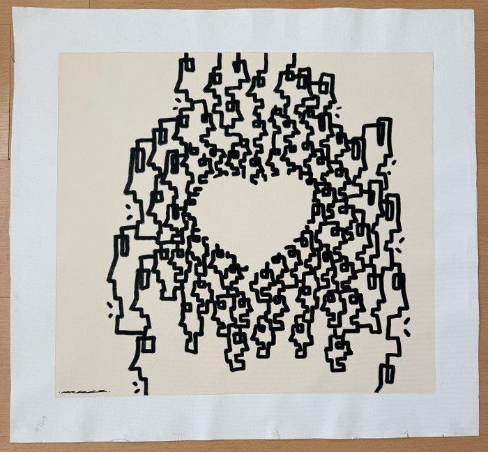 MrKas - “The web of life reveals that we are all alike”, Antiek en Kunst, Kunst | Schilderijen | Modern